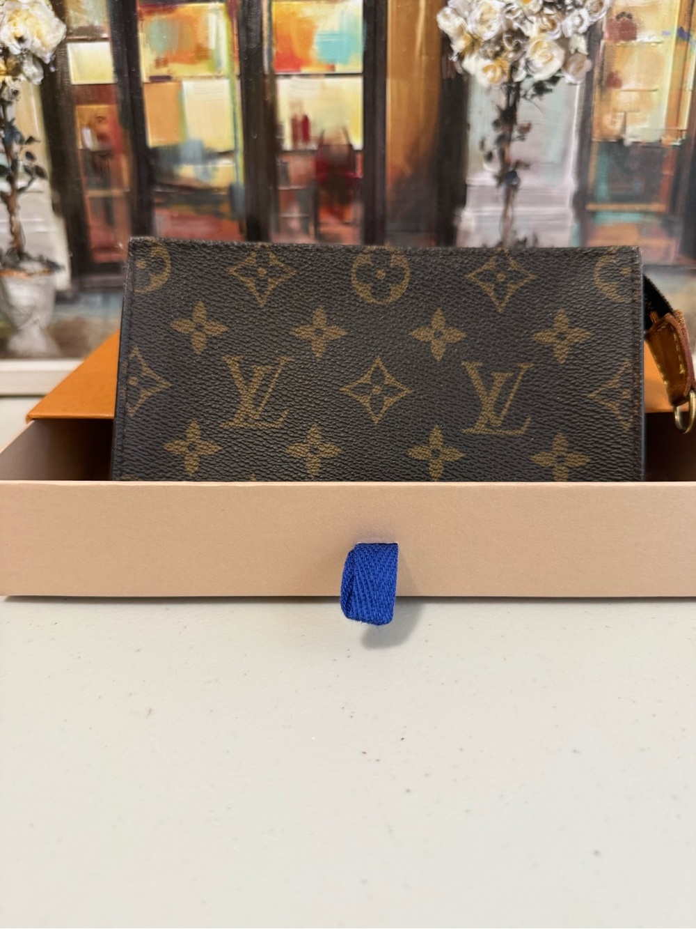 Louis Vuitton Monogram Canvas Pouch with Box in Brown - Picture 6 of 7